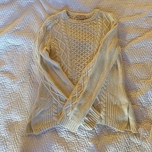 Banana Republic Ivory Chunky Sweater